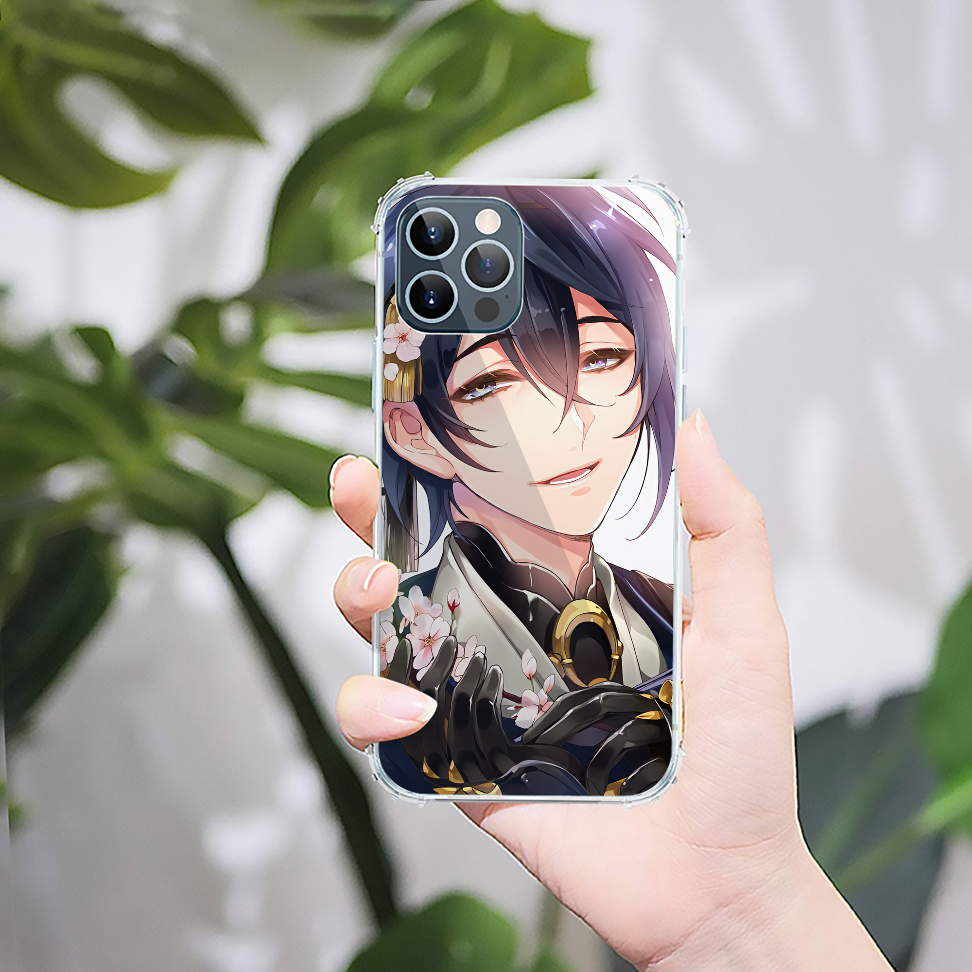 （画像用） 刀剣乱舞 Touken Ranbu 【iPhone 12シリーズ対応】透明スマホケース（クリアソフトケース）